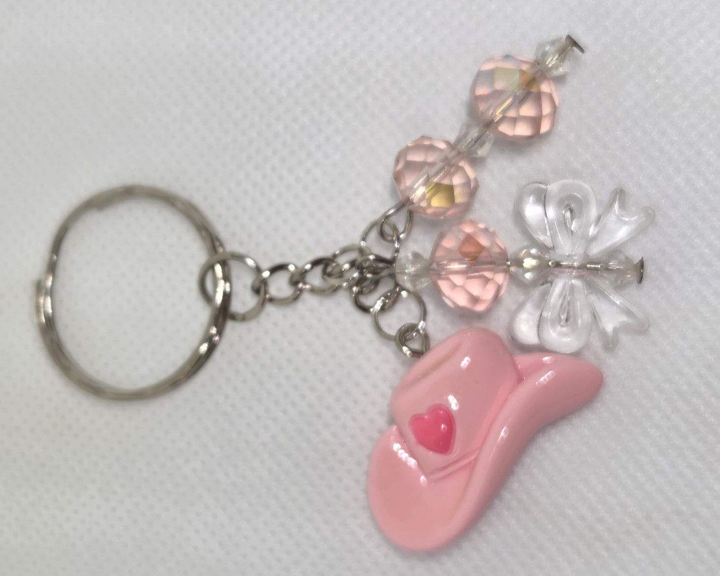 Pink Pony Club Cowgirl Keychain