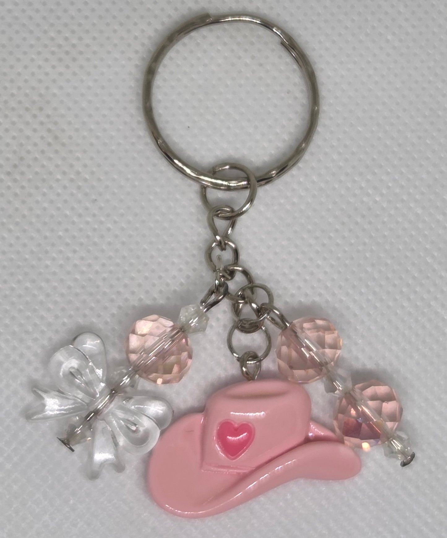 Pink Pony Club Cowgirl Keychain