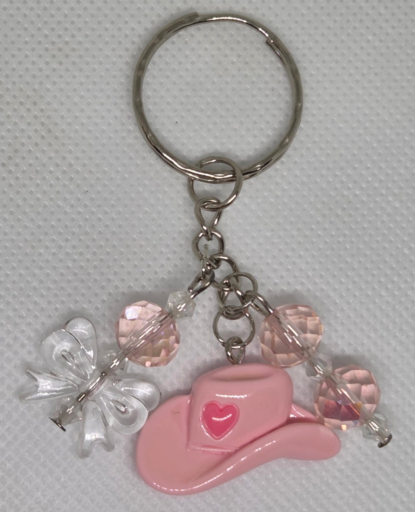 Pink Pony Club Cowgirl Keychain